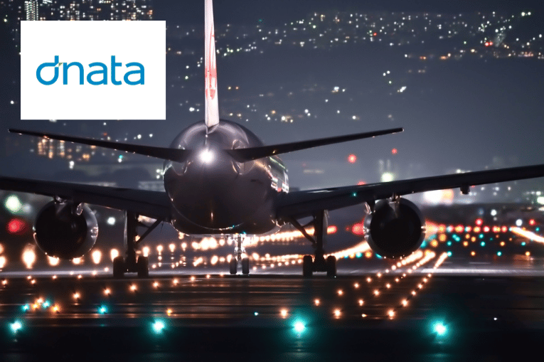 dnata aviation services — an aircraft on the runway