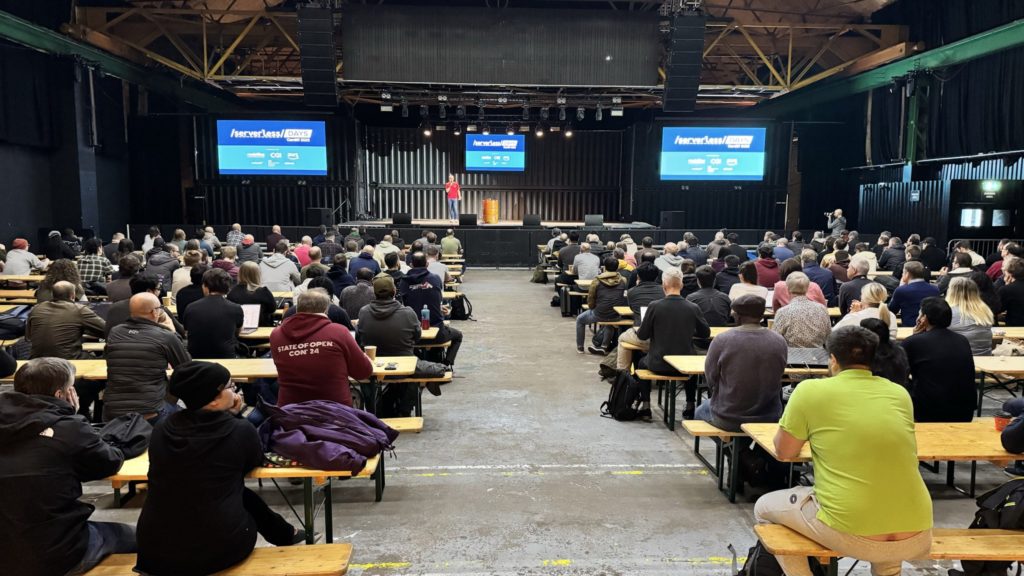 Participants at ServerlessDays Cardiff